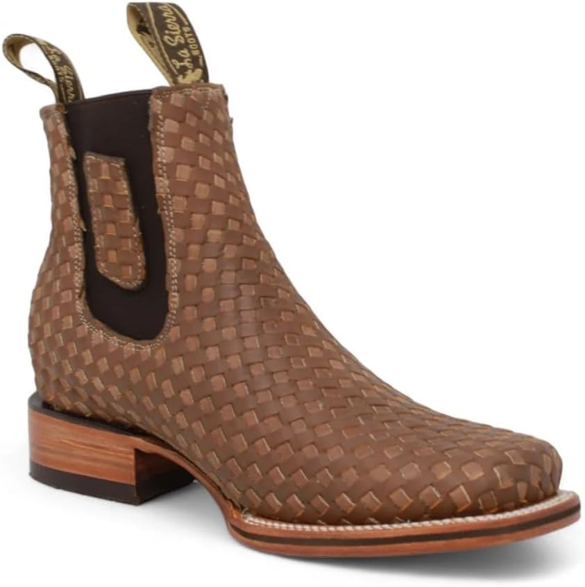 Мужские настоящие кожаные ковбойские ботинки Petatillo с короткой щиколоткой и квадратным носком - двухцветные (кремовый и коричневый) Generic
Мужские настоящие кожаные ковбойские ботинки Petatillo с короткой щиколоткой и квадратным носком - двухцветные (кремовый и коричневый) Generic