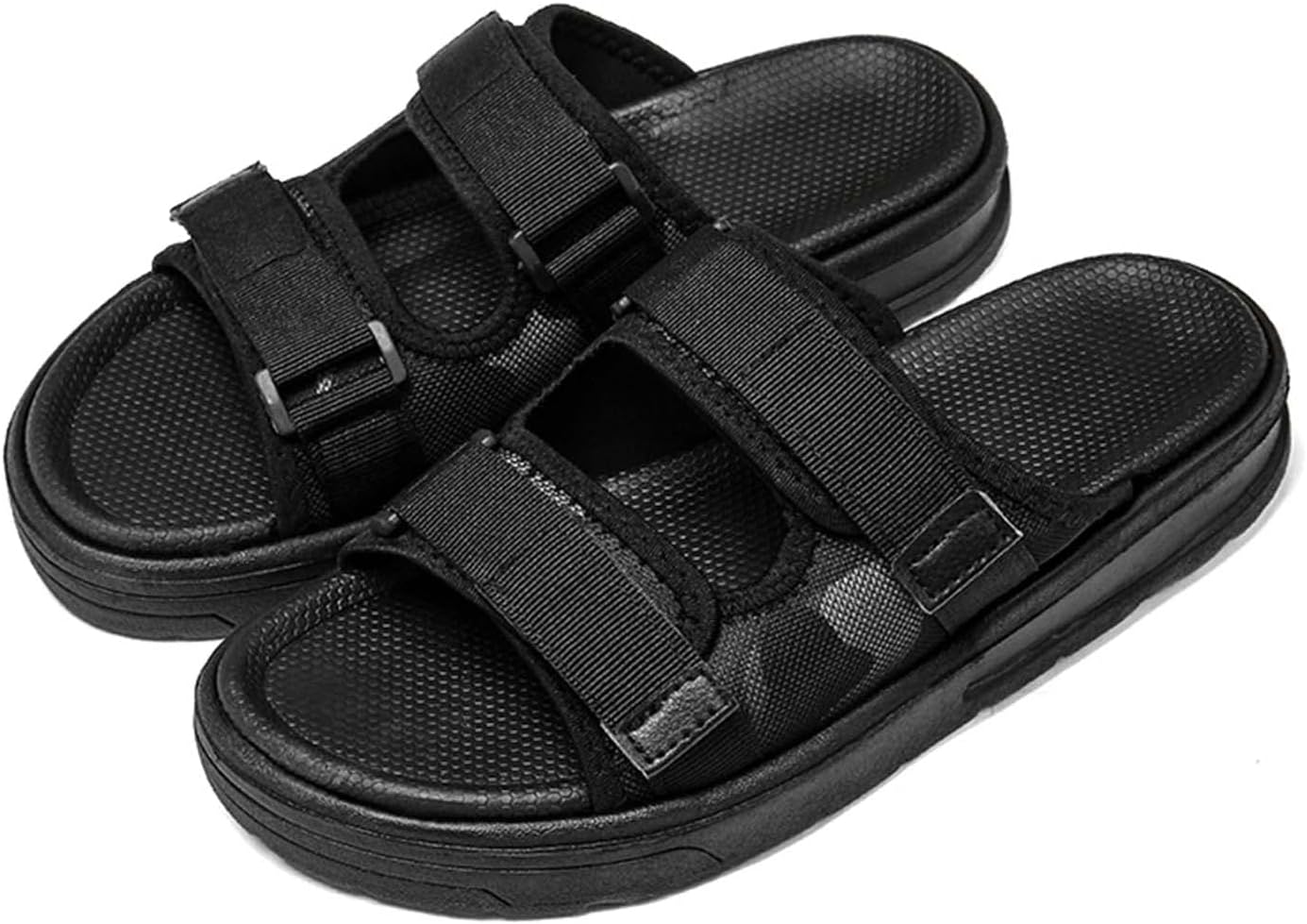Сандалии Eliogn с застежкой-липучкой для мужчин и женщин, регулируемой ширины, удобные, противоскользящие, спортивные, подходят для использования дома и на улице, черный
Сандалии Eliogn с застежкой-липучкой для мужчин и женщин, регулируемой ширины, удобные, противоскользящие, спортивные, подходят для использования дома и на улице, черный