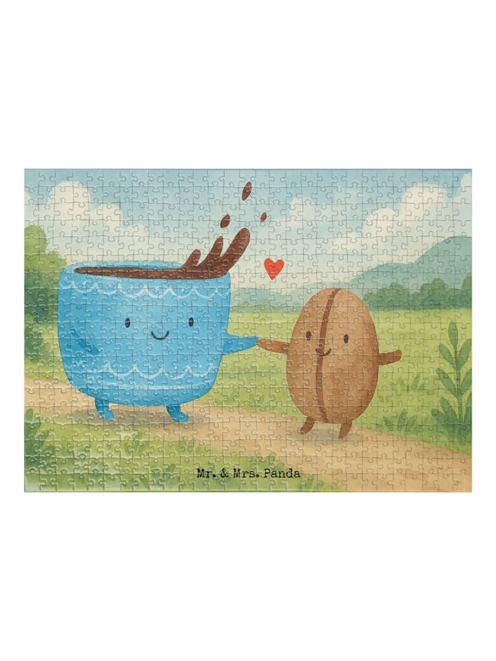 Mr. & Mrs. Panda Дизайн кофейных зерен в виде пазла без надписи, выполненный в белом цвете
Mr. & Mrs. Panda Дизайн кофейных зерен в виде пазла без надписи, выполненный в белом цвете