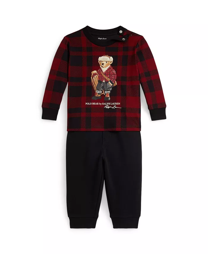 Детский комплект для мальчиков из 2 предметов: футболка из джерси и брюки из флиса Polo Ralph Lauren, мультиколор
Детский комплект для мальчиков из 2 предметов: футболка из джерси и брюки из флиса Polo Ralph Lauren, мультиколор