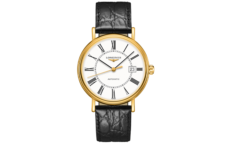 Часы из коллекции мужской моды Longines, белый dial черный strap
Часы из коллекции мужской моды Longines, белый dial черный strap