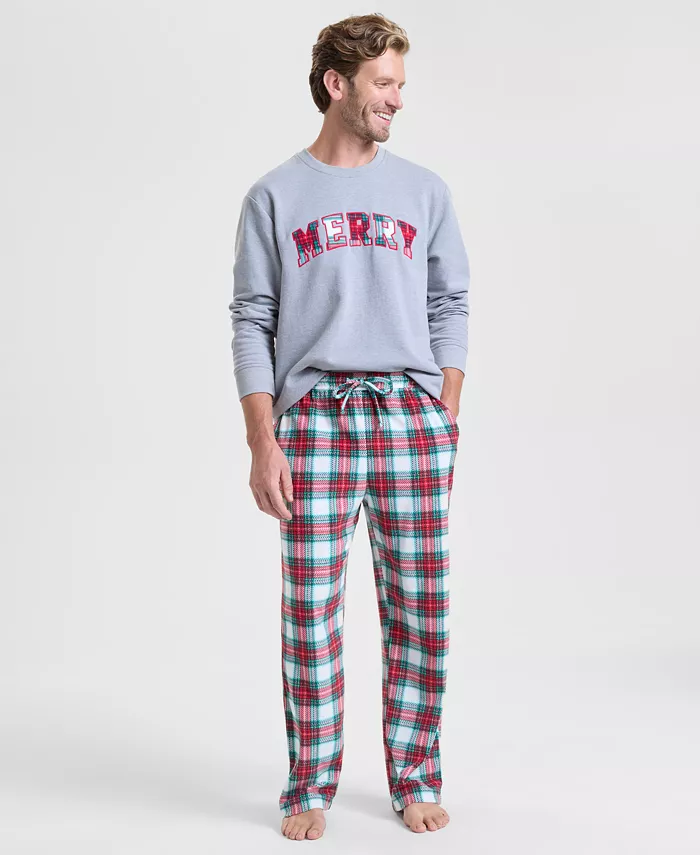 Мужские пижамные брюки Merry Plaid Holiday Lane, белый
Мужские пижамные брюки Merry Plaid Holiday Lane, белый