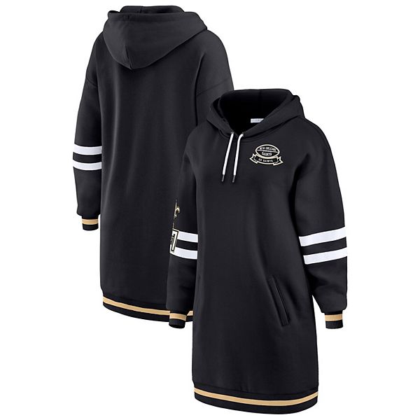 Женское черное худи-платье New Orleans Saints Wear By Erin Andrews
Женское черное худи-платье New Orleans Saints Wear By Erin Andrews