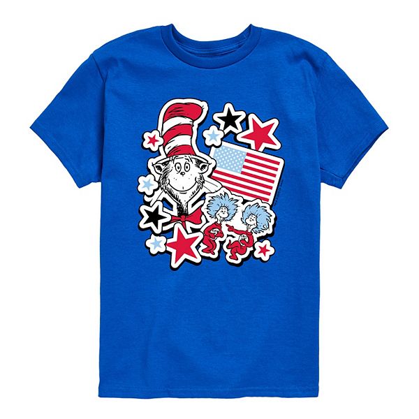 Футболка с принтом «Кот в шляпе» для мальчиков 8-20 Dr. Seuss, Royal Blue
Футболка с принтом «Кот в шляпе» для мальчиков 8-20 Dr. Seuss, Royal Blue