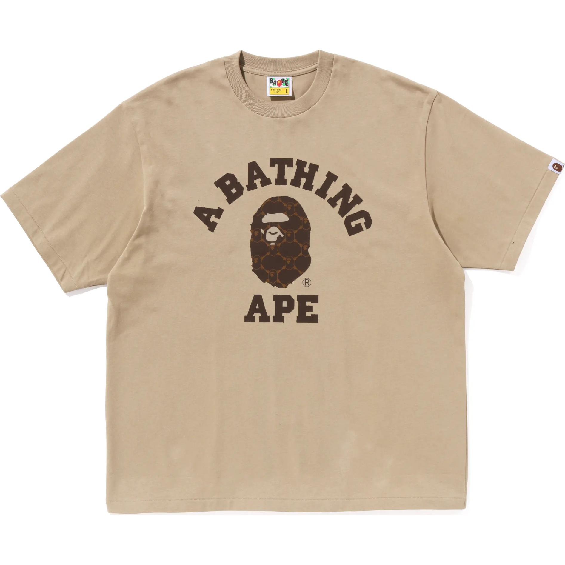Футболка с принтом College Logo A BATHING APE, бежевый
Футболка с принтом College Logo A BATHING APE, бежевый