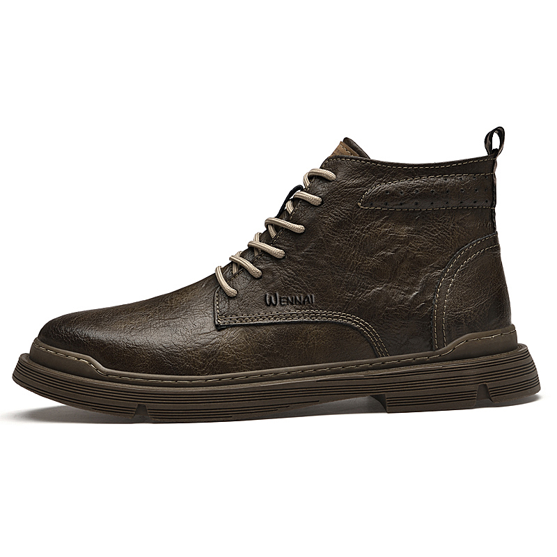 Wen Nai Коричневые короткие ботинки Martin для мужчин, цвет Brown
Wen Nai Коричневые короткие ботинки Martin для мужчин, цвет Brown