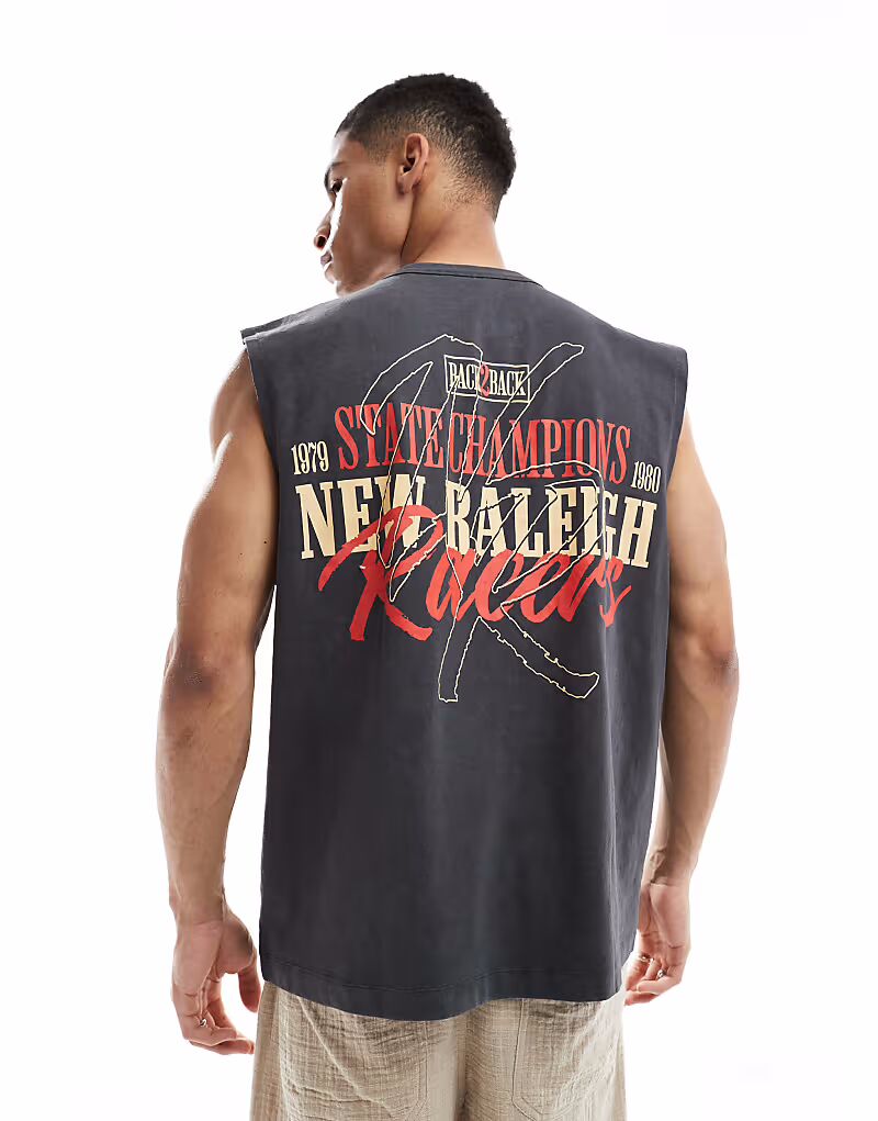 Майка ASOS DESIGN большого размера из плотной ткани плотностью 200 г/м² черного цвета со спортивной графикой
Майка ASOS DESIGN большого размера из плотной ткани плотностью 200 г/м² черного цвета со спортивной графикой