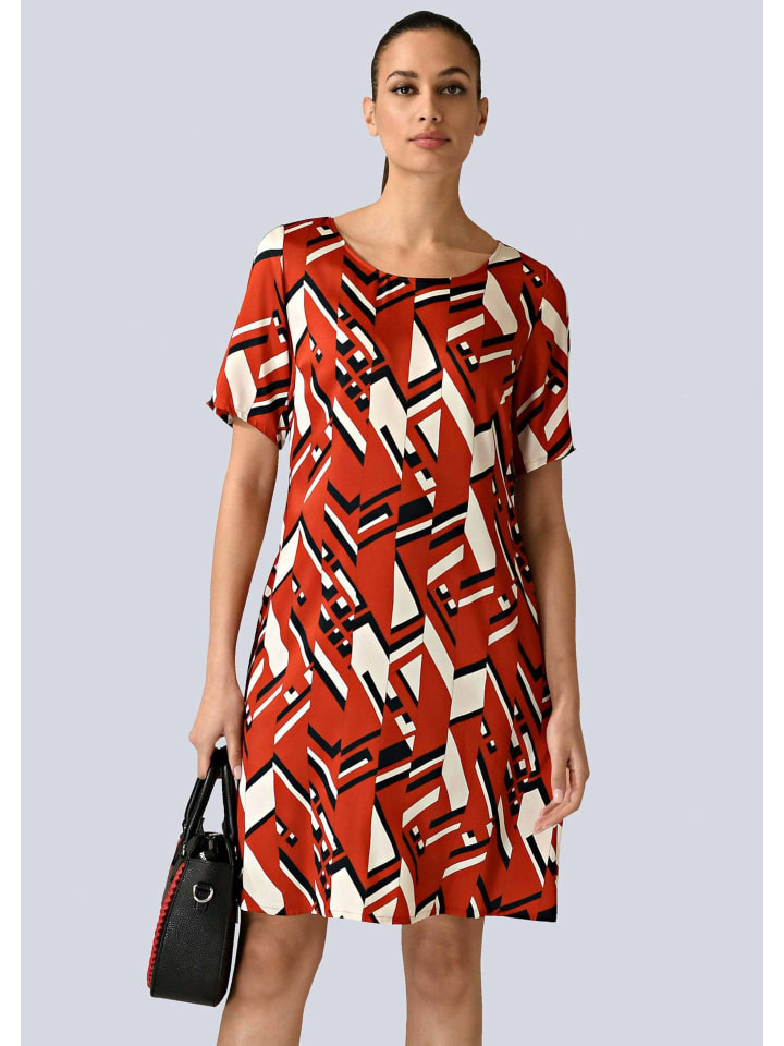 Alba Moda Платье с графическим принтом красного цвета
Alba Moda Платье с графическим принтом красного цвета