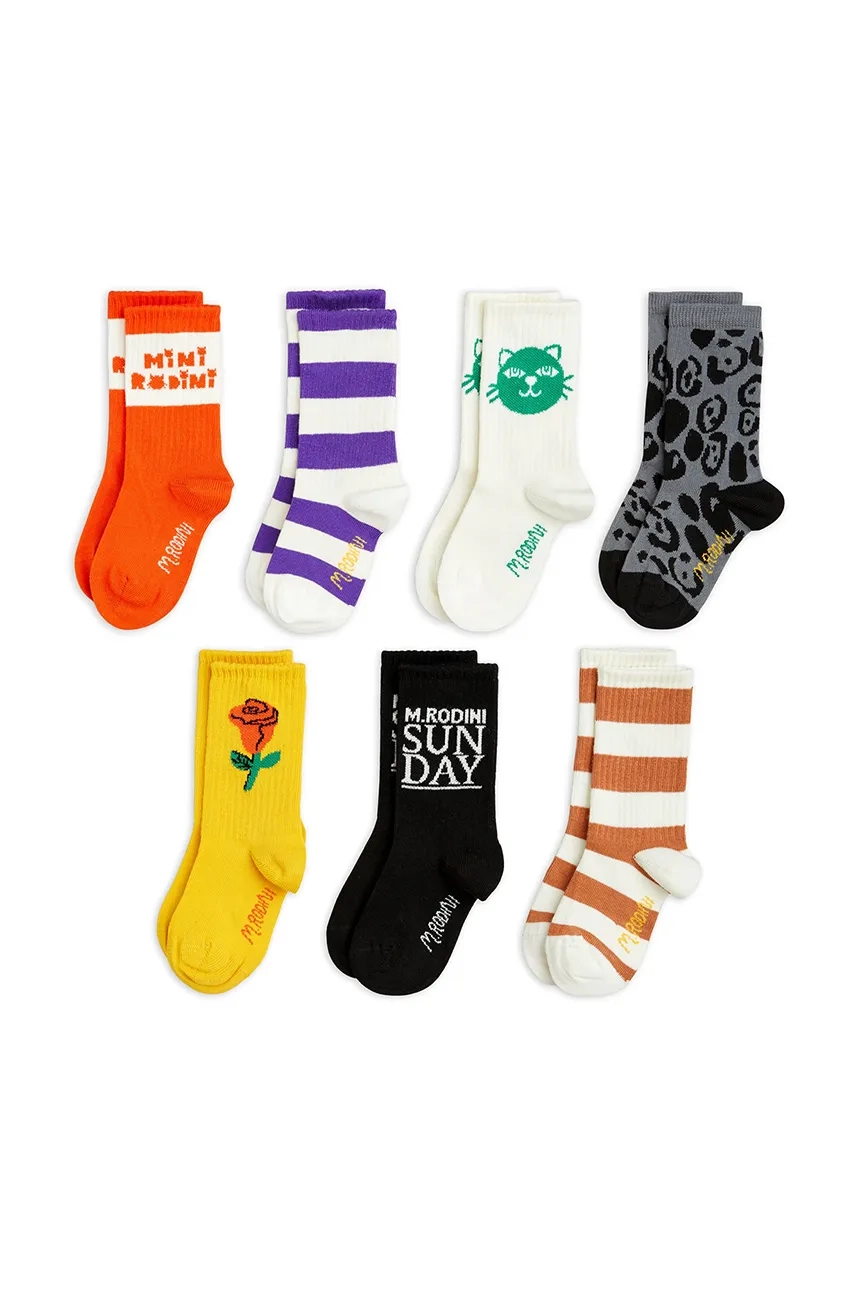 Детские носки «Кошки», 7 шт Mini Rodini, черный
Детские носки «Кошки», 7 шт Mini Rodini, черный