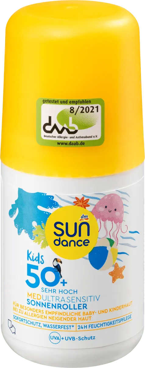 Солнцезащитный ролик детский MED ультрачувствительный SPF 50+ 100мл SUNDANCE
Солнцезащитный ролик детский MED ультрачувствительный SPF 50+ 100мл SUNDANCE