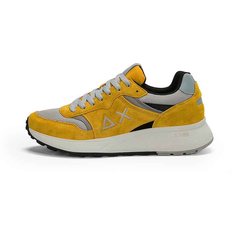 SUN68 Мужские повседневные кеды Z35125-23 с амортизацией, цвет Z35125-23 Yellow 
SUN68 Мужские повседневные кеды Z35125-23 с амортизацией, цвет Z35125-23 Yellow