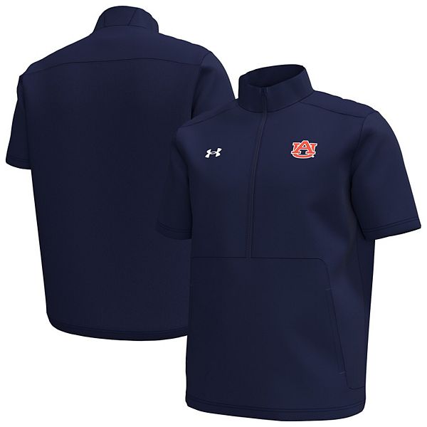 Мужская футболка с коротким рукавом и молнией на четверть navy auburn tigers motivate Under Armour
Мужская футболка с коротким рукавом и молнией на четверть navy auburn tigers motivate Under Armour
