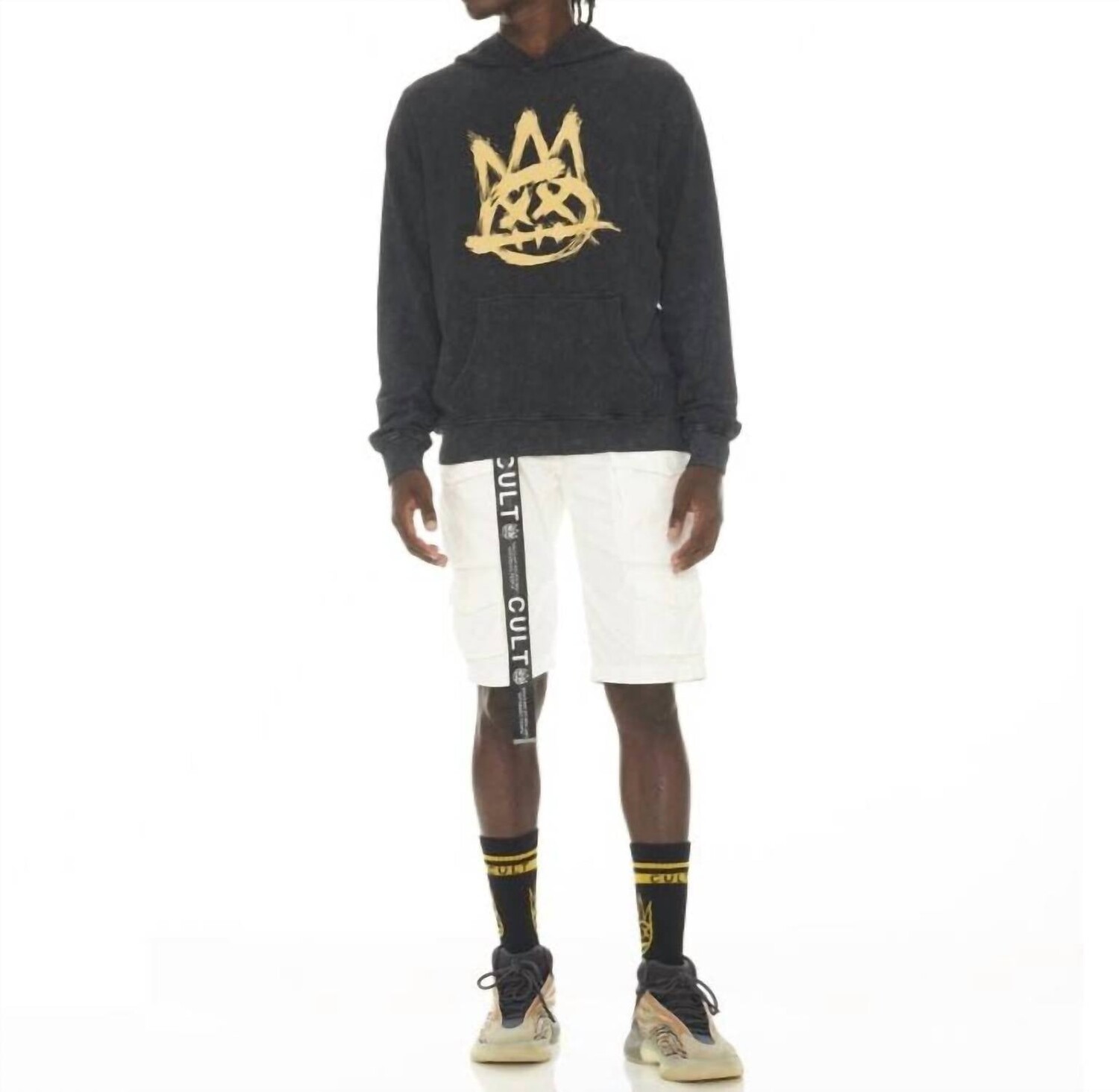 Белые мужские шорты карго с ребристыми краями Cult of Individuality, белый
Белые мужские шорты карго с ребристыми краями Cult of Individuality, белый