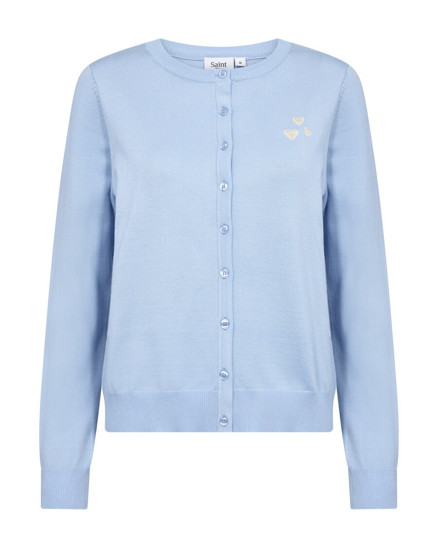 Вязаный кардиган SAINT TROPEZ Valentina, небесно-синий
Вязаный кардиган SAINT TROPEZ Valentina, небесно-синий