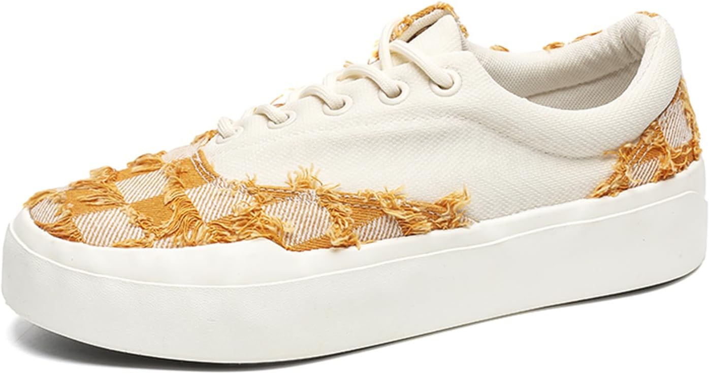 Мужские модные кроссовки SPWAGYM, тканевые, повседневные, для скейтборда и тенниса, на шнуровке, для прогулок, желтый
Мужские модные кроссовки SPWAGYM, тканевые, повседневные, для скейтборда и тенниса, на шнуровке, для прогулок, желтый