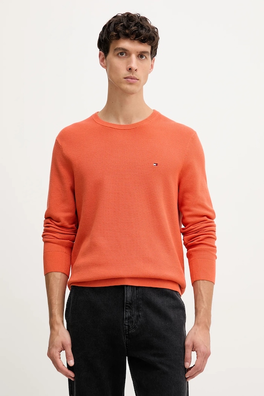 Хлопковый свитер Tommy Hilfiger, оранжевый
Хлопковый свитер Tommy Hilfiger, оранжевый