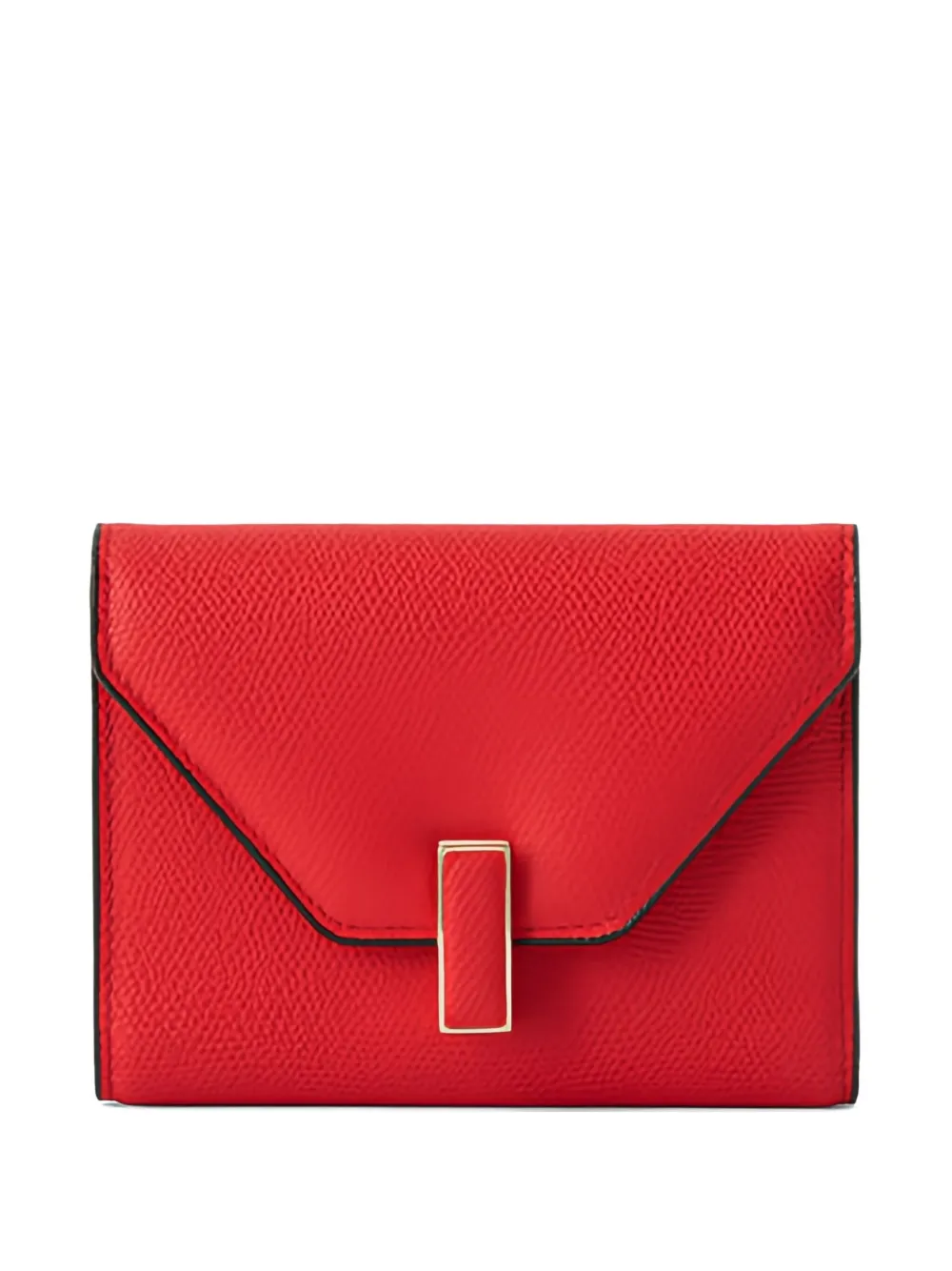 Кожаный кошелек с клапаном Valextra, красный
Кожаный кошелек с клапаном Valextra, красный