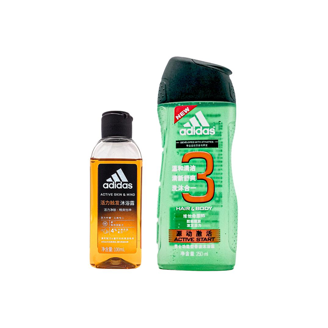 3 в 1 активный гель для душа с триггером набор очищающий, тонизирующий и увлажняющий 100мл+250мл Adidas
3 в 1 активный гель для душа с триггером набор очищающий, тонизирующий и увлажняющий 100мл+250мл Adidas