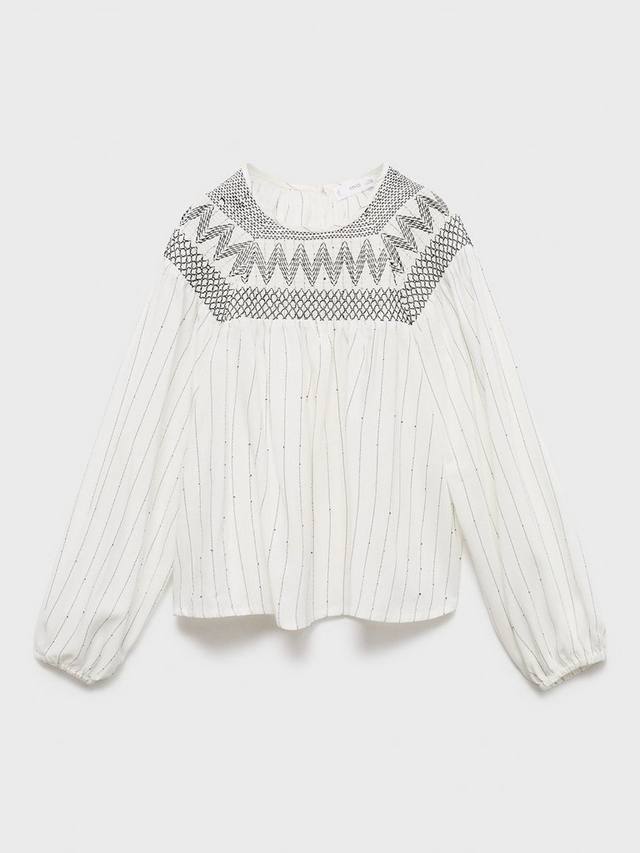Детская блузка Paola с длинными рукавами и вышивкой Mango, White
Детская блузка Paola с длинными рукавами и вышивкой Mango, White