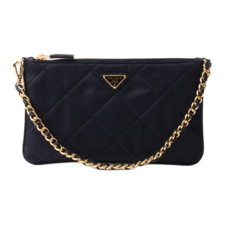 Сумка на цепочке из ткани женская темно-синяя PRADA
Сумка на цепочке из ткани женская темно-синяя PRADA