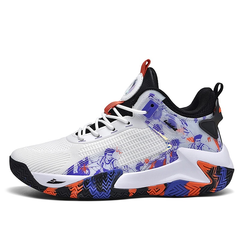 Баскетбольные кроссовки среднего размера с амортизацией и дышащими вставками для мужчин Kuding, White Purple
Баскетбольные кроссовки среднего размера с амортизацией и дышащими вставками для мужчин Kuding, White Purple