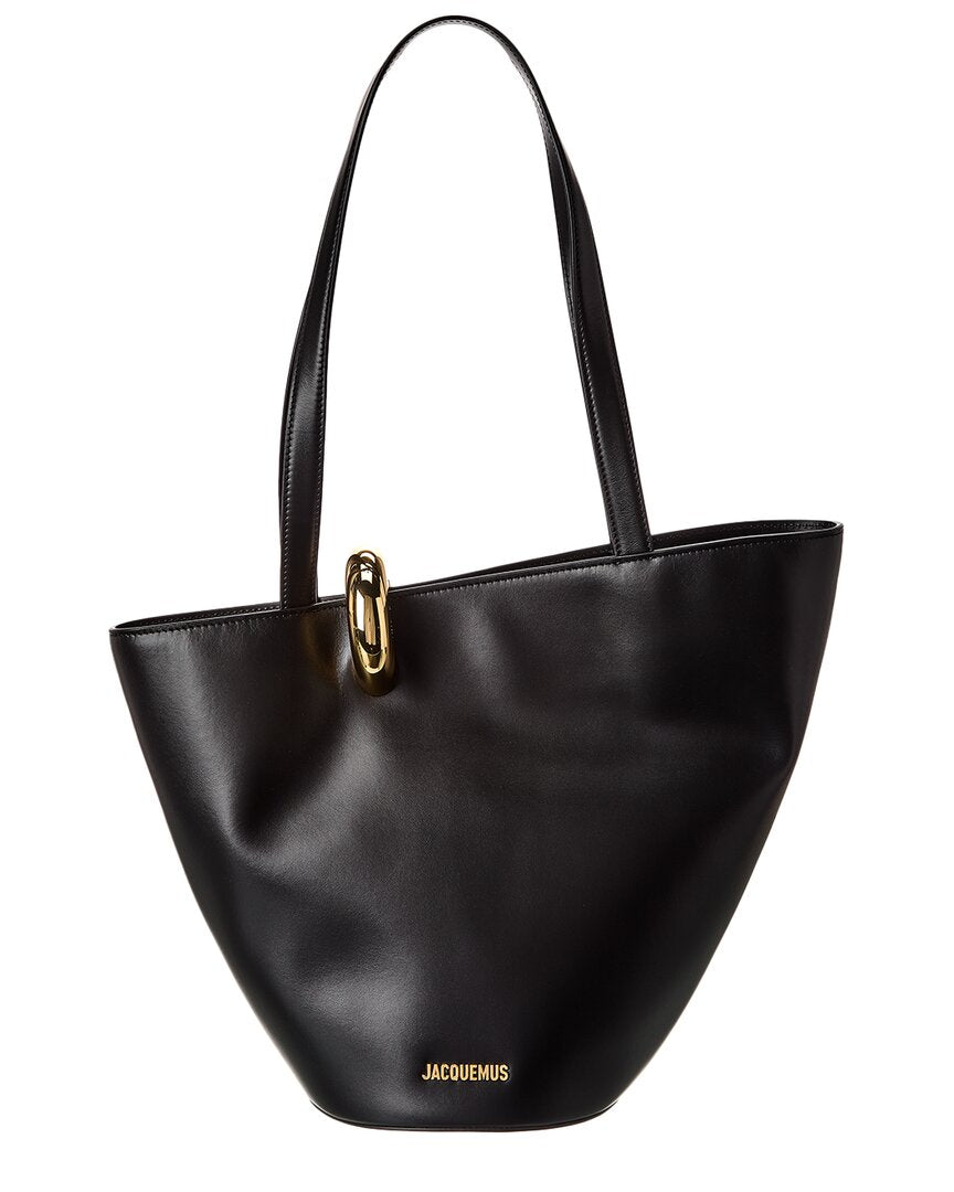 Жакемюс Бамбола Миди Кожаная сумка Jacquemus, черный
Жакемюс Бамбола Миди Кожаная сумка Jacquemus, черный