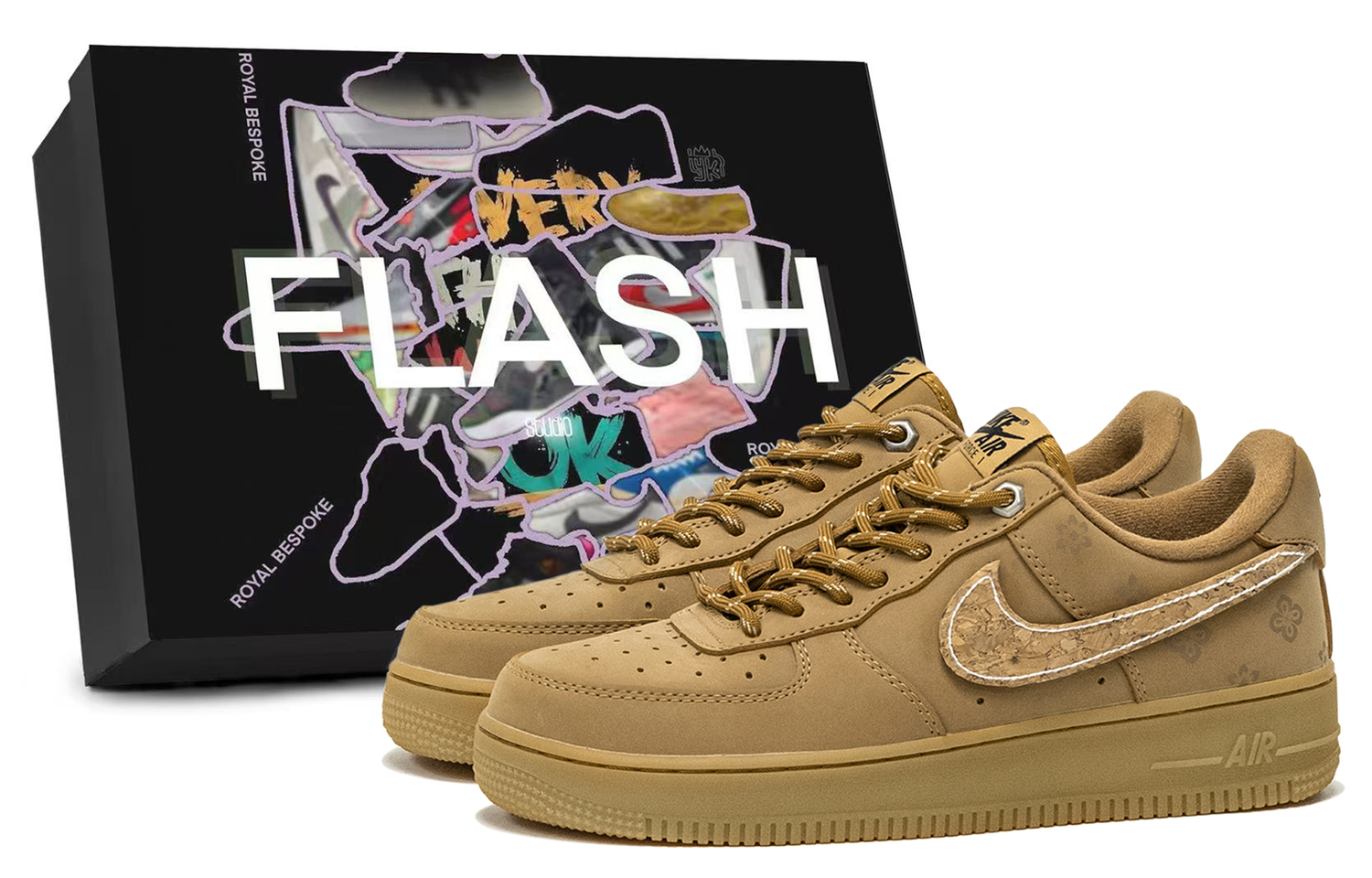 Air Force 1 MVMOM Rainbow, Box Included низкие скейтбордские кроссовки мужские пшеничные Nike, коричневый
Air Force 1 MVMOM Rainbow, Box Included низкие скейтбордские кроссовки мужские пшеничные Nike, коричневый