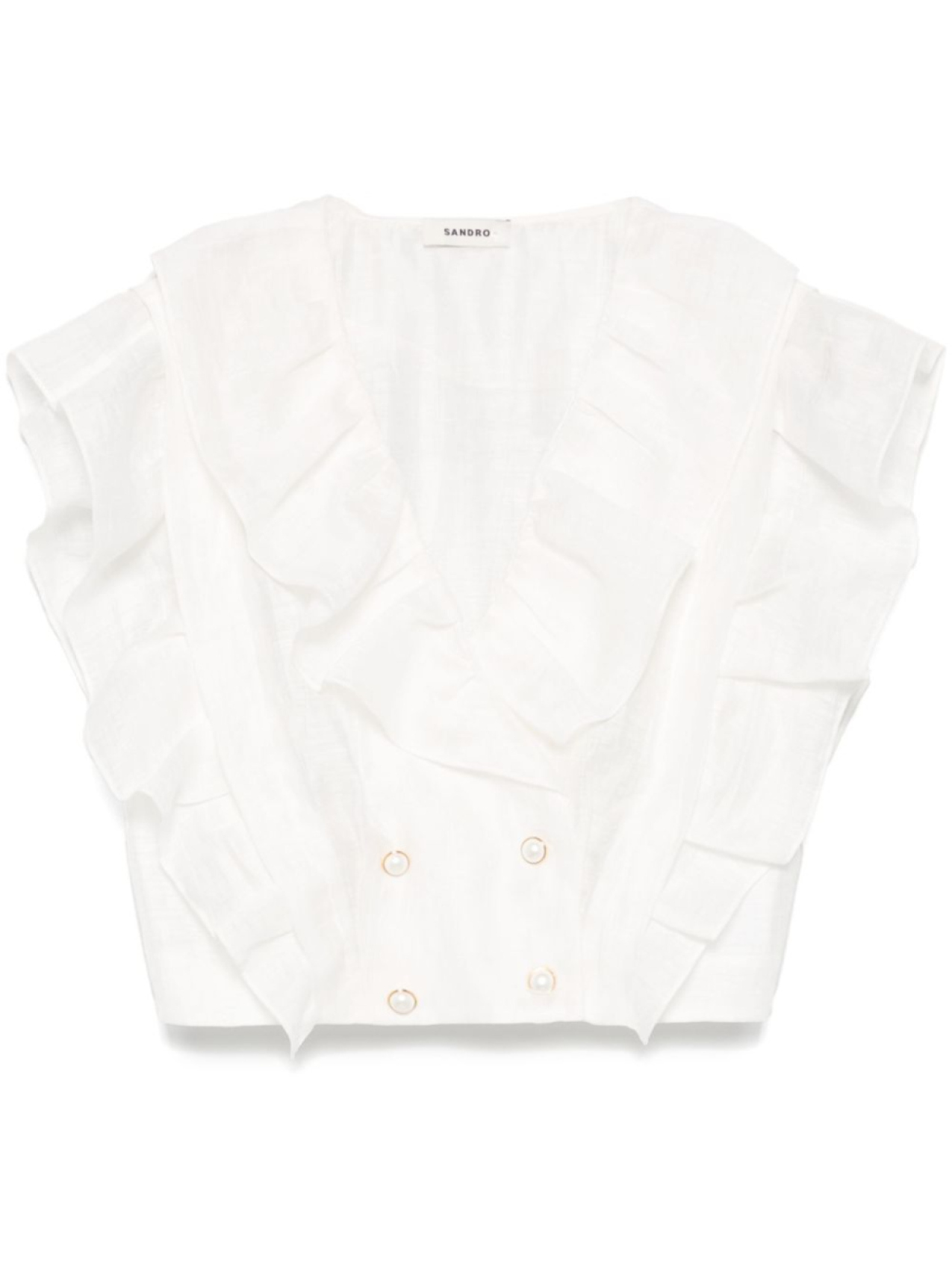 SANDRO блузка с оборками, белый
SANDRO блузка с оборками, белый