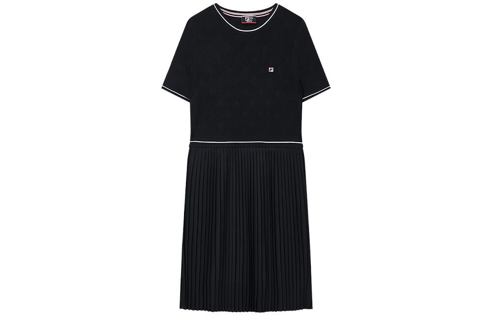 Платье с короткими рукавами женское темно-синее Fila 
Платье с короткими рукавами женское темно-синее Fila