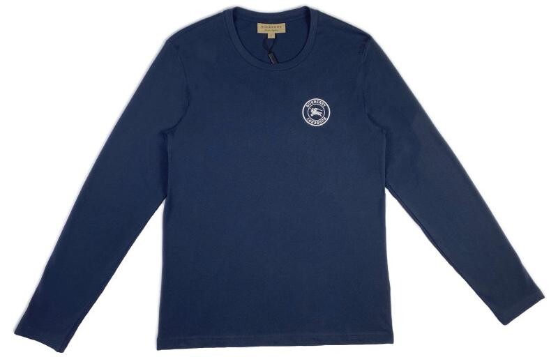 Хлопковая футболка с длинным рукавом с вышитым логотипом Burberry Темно-синяя, темно-синий
Хлопковая футболка с длинным рукавом с вышитым логотипом Burberry Темно-синяя, темно-синий