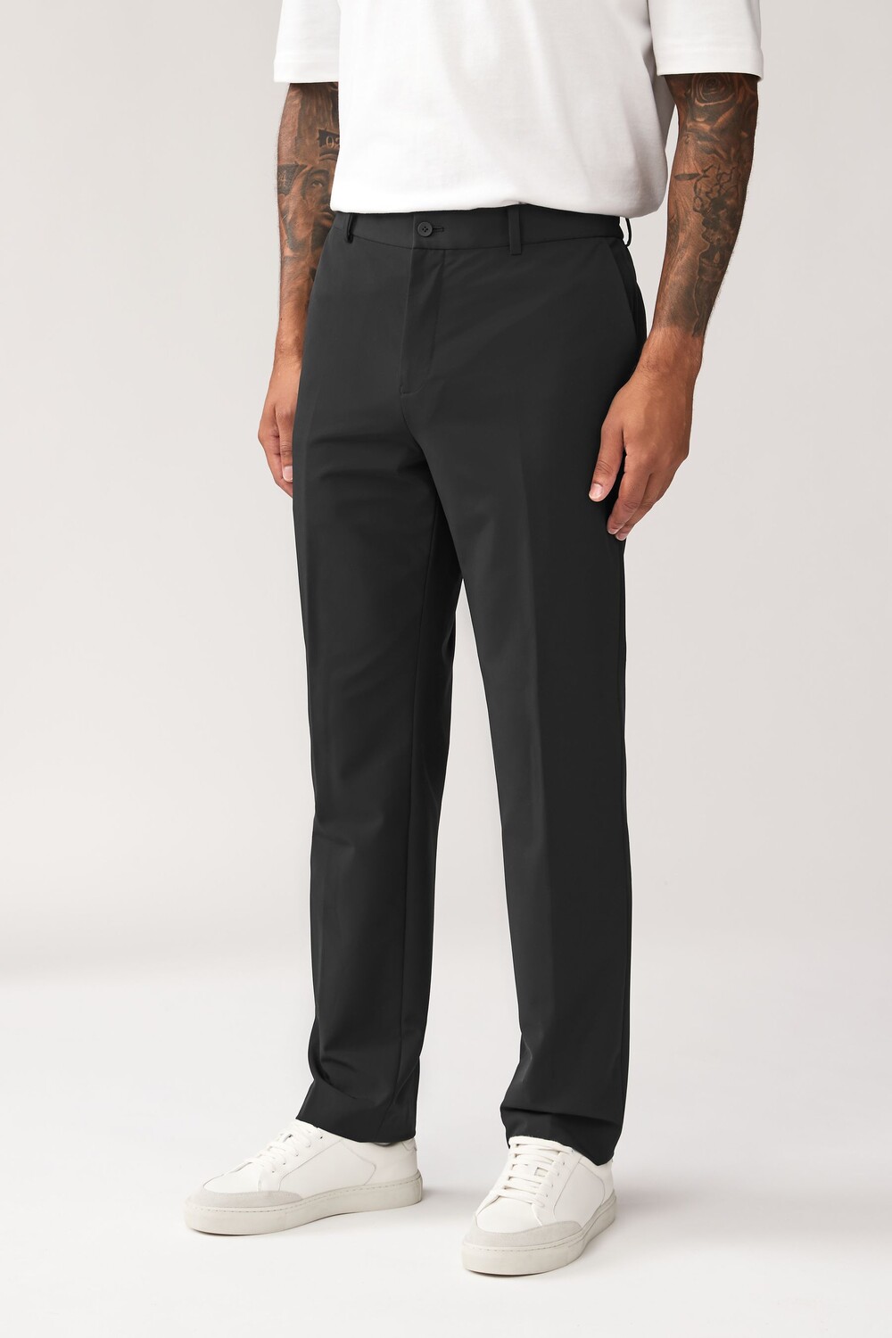 Элегантные эластичные брюки Next, черный
Элегантные эластичные брюки Next, черный