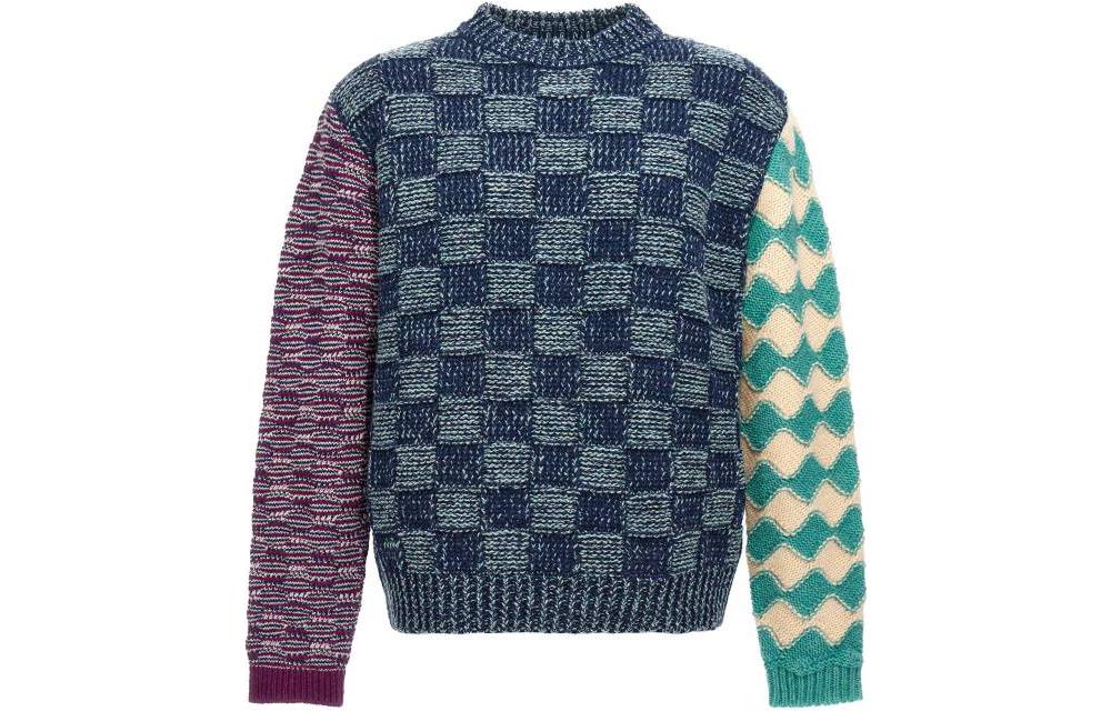 Вязаный свитер в клетку MARNI, мультиколор
Вязаный свитер в клетку MARNI, мультиколор