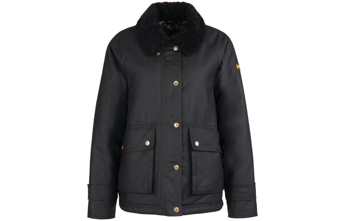 Пальто с воротником и пуговицами Barbour, черный
Пальто с воротником и пуговицами Barbour, черный