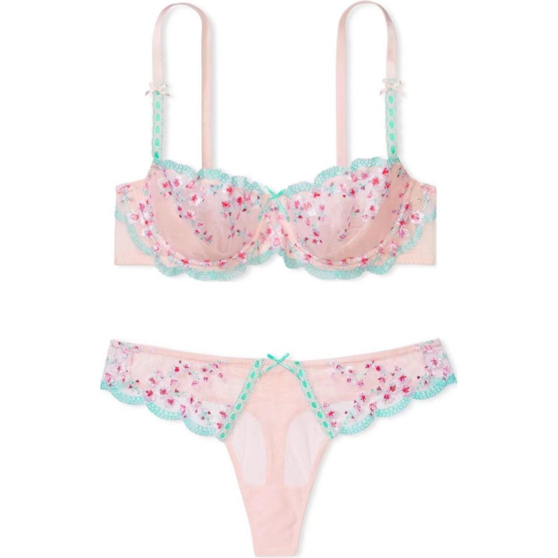 Victoria's Secret Женский комплект нижнего белья розовый
Victoria's Secret Женский комплект нижнего белья розовый