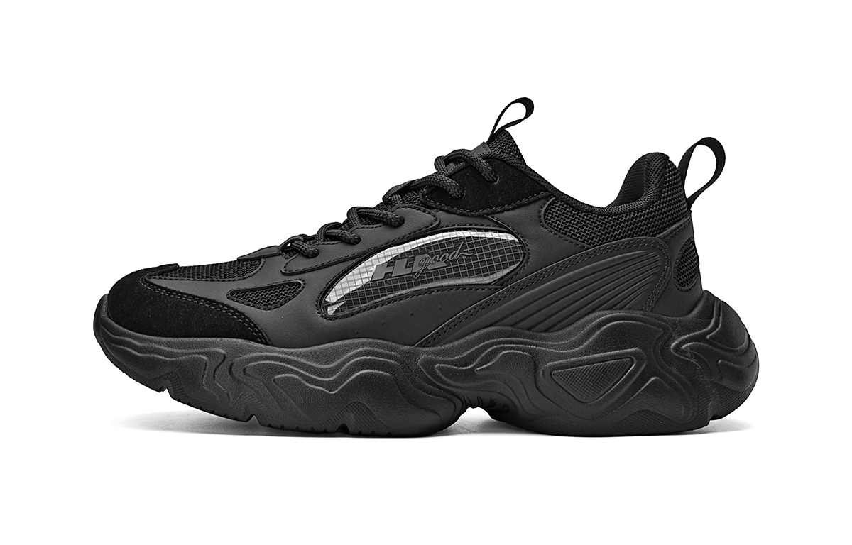 Низкие массивные кроссовки мужские HLA, Black
Низкие массивные кроссовки мужские HLA, Black