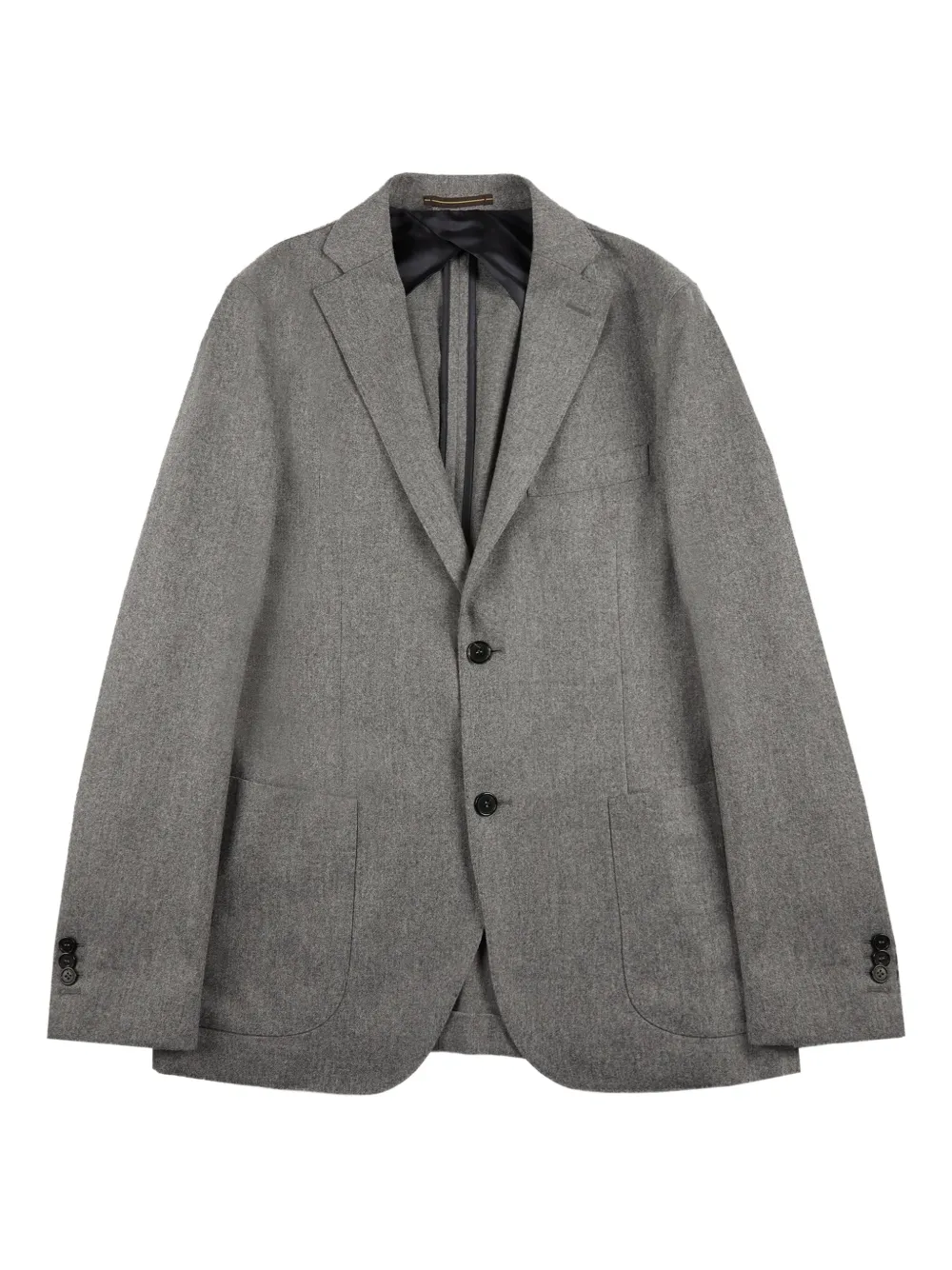 Однобортный фланелевый жакет Incotex, серый
Однобортный фланелевый жакет Incotex, серый