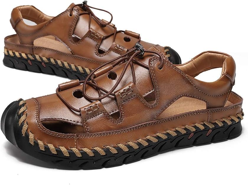 Мужские летние сандалии Asifn с закрытым носком, дышащие резиновые повседневные легкие тапочки, пляжная обувь на плоской подошве, водонепроницаемые, хаки
Мужские летние сандалии Asifn с закрытым носком, дышащие резиновые повседневные легкие тапочки, пляжная обувь на плоской подошве, водонепроницаемые, хаки