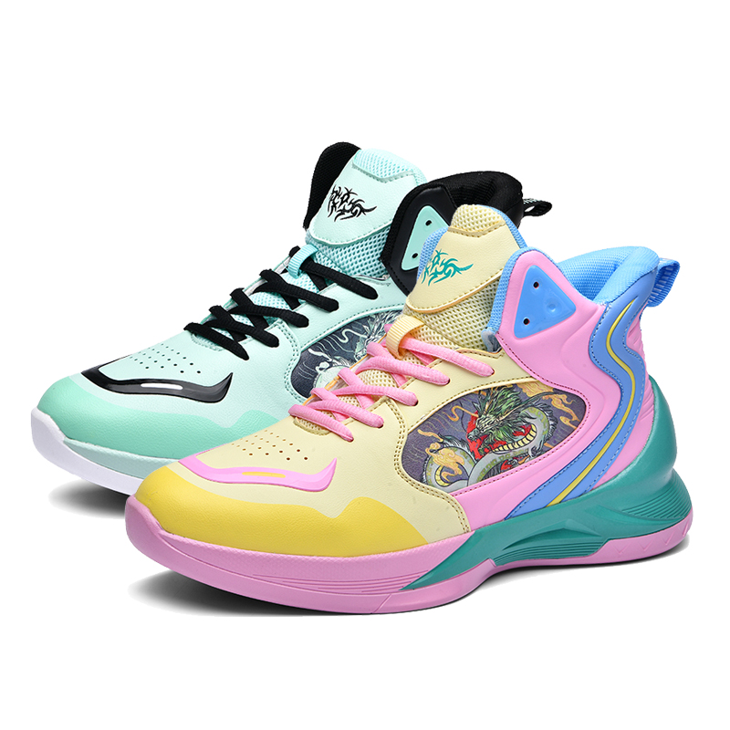 Black-tailed deer Чернохвостые оленевые термоамортизирующие противоскользящие баскетбольные кроссовки высокой посадки унисекс - непарные (черно-зеленые+розовые)
Black-tailed deer Чернохвостые оленевые термоамортизирующие противоскользящие баскетбольные кроссовки высокой посадки унисекс - непарные (черно-зеленые+розовые)