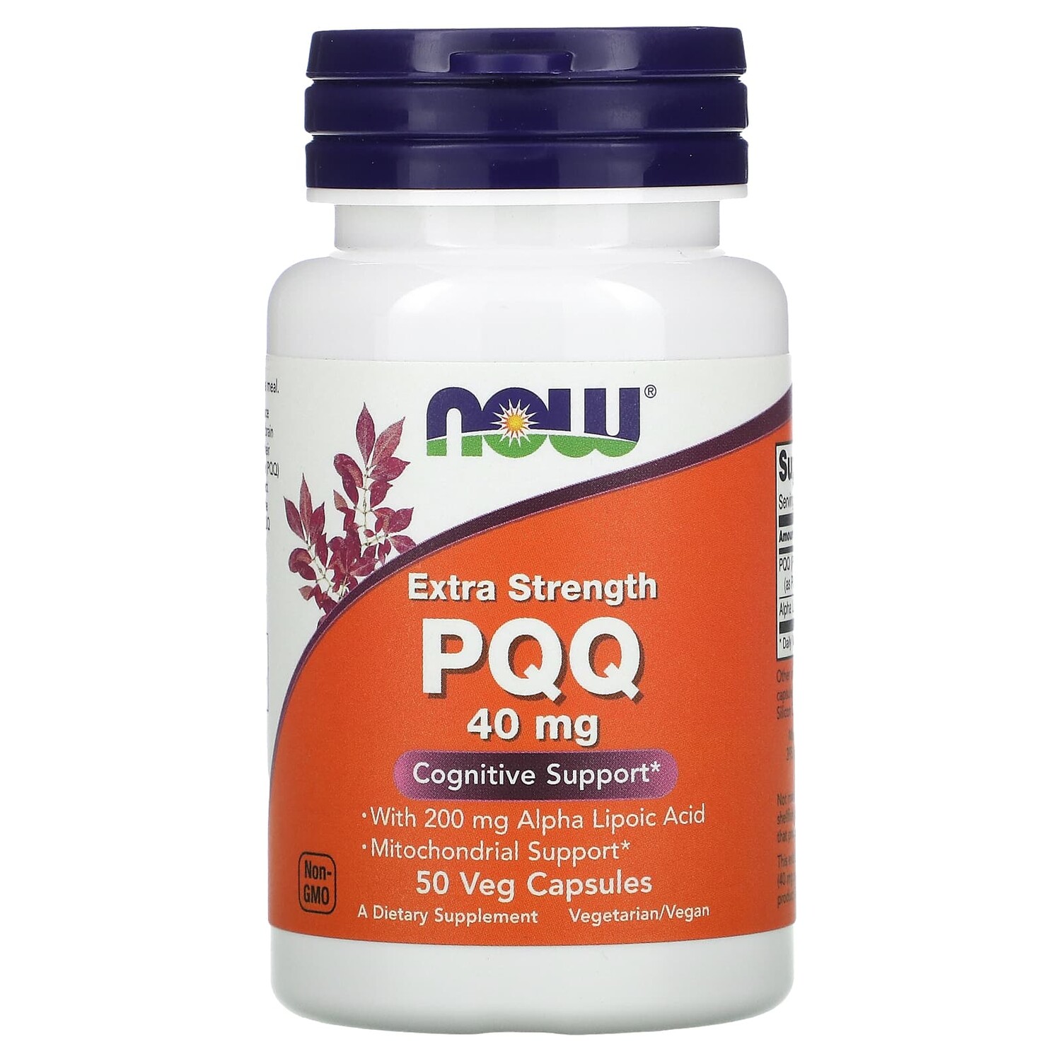 Now Foods Extra Strength PQQ 40 mg 50 Veg Capsules
Now Foods Extra Strength PQQ 40 mg 50 Veg Capsules