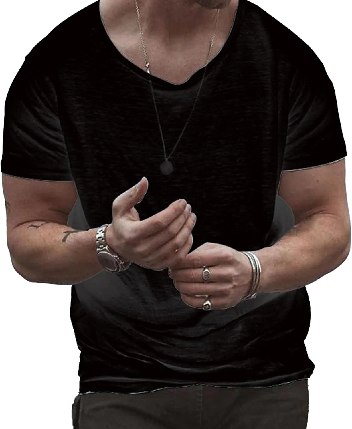 Мужская футболка с круглым вырезом из хлопка SWJGLITTR
Мужская футболка с круглым вырезом из хлопка SWJGLITTR