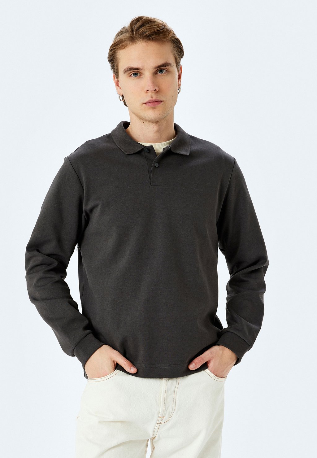 Футболка с длинным рукавом NECK Koton, антрацит
Футболка с длинным рукавом NECK Koton, антрацит