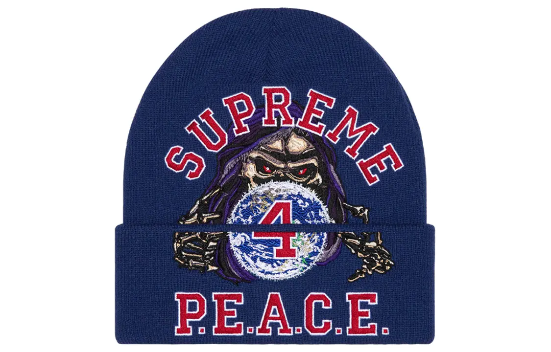 Шапка Supreme Peace Embroidered, синий
Шапка Supreme Peace Embroidered, синий