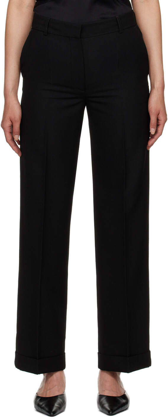 Черные прямые брюки TOTEME, Черный, Черные прямые брюки TOTEME
Черные прямые брюки TOTEME, Черный, Черные прямые брюки TOTEME