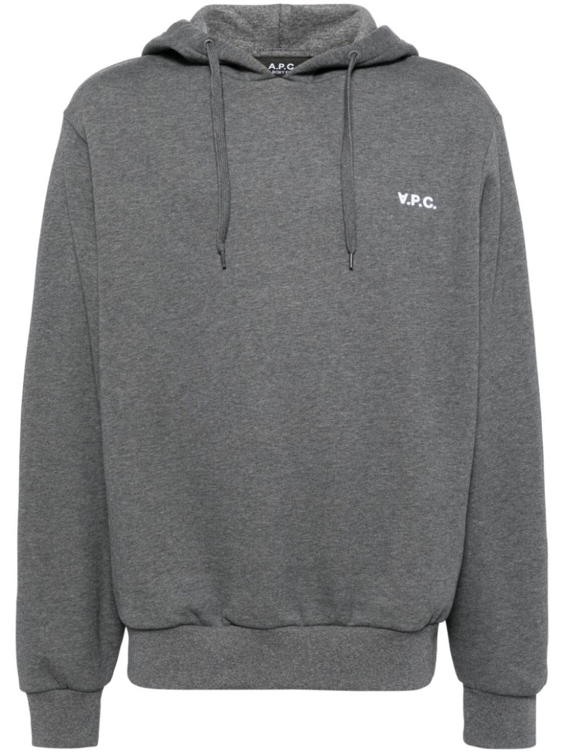 A.P.C. хлопковая толстовка с капюшоном, серый
A.P.C. хлопковая толстовка с капюшоном, серый