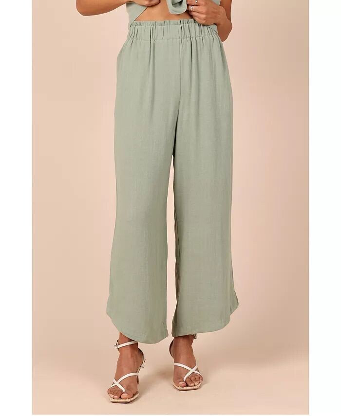 Женские брюки Eleanor с высокой талией Petal and Pup, зеленый
Женские брюки Eleanor с высокой талией Petal and Pup, зеленый