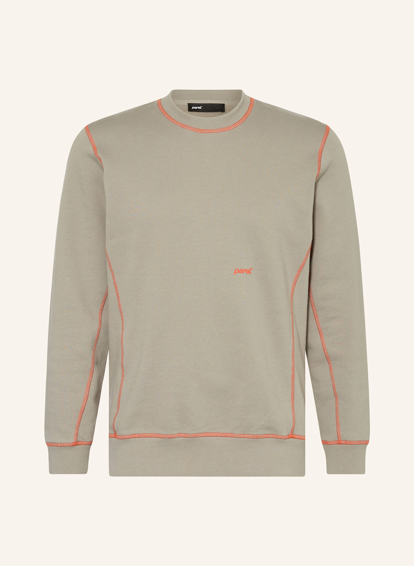 Свитшот с контрастным круглым вырезом Parel., серый
Свитшот с контрастным круглым вырезом Parel., серый