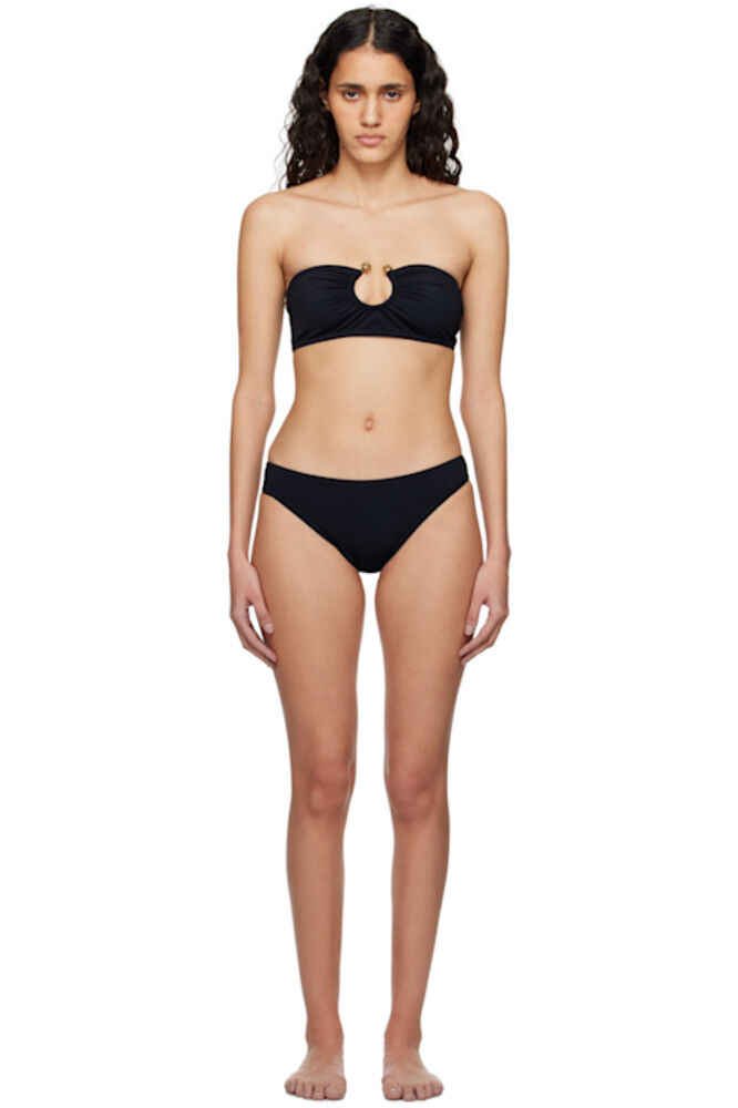 Черное кольцо-узел бикини Bottega Veneta
Черное кольцо-узел бикини Bottega Veneta