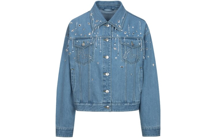 Джинсовая куртка женская джинсовая синяя Evisu
Джинсовая куртка женская джинсовая синяя Evisu