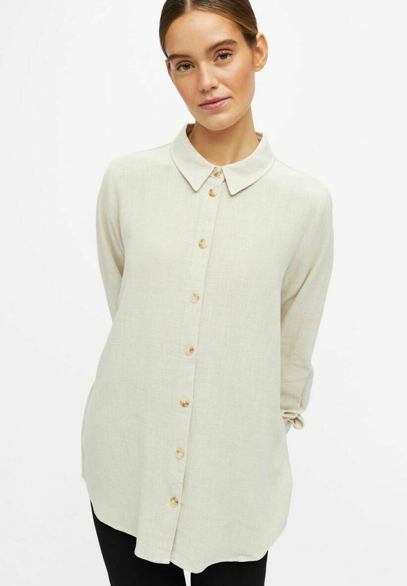 Рубашка Object с длинными рукавами, бежевый
Рубашка Object с длинными рукавами, бежевый