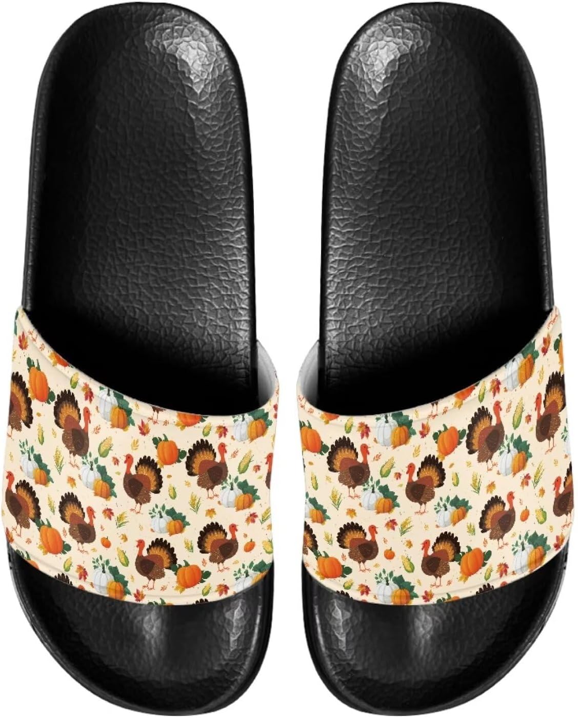 Милые шлепанцы для женщин, удобные, быстро сохнущие, на плоской подошве, для пляжа и душа Judentidos, Thanksgiving Cute Turkeys
Милые шлепанцы для женщин, удобные, быстро сохнущие, на плоской подошве, для пляжа и душа Judentidos, Thanksgiving Cute Turkeys